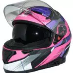 Motorradintegralhelm 917-PL mit Sonnenblende und klappbarem Visier