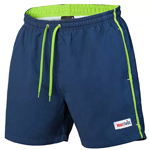 Mount Swiss Dario Herren Badeshorts mit Seitentaschen für Wassersport