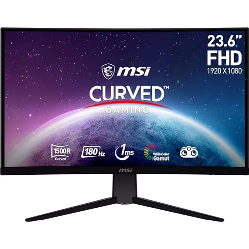 MSI G2422C 23,6 Zoll FHD Curved Gaming Monitor - 180Hz, 1ms, Adaptive Sync