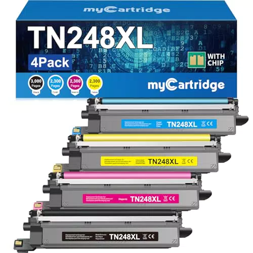 MYCARTRIDGE TN248XL Toner kompatibel für Brother MFC-L3760CDW, DCP-L3560CDW
