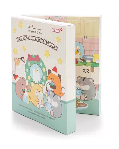 NICI mymochi Adventskalender Kosmetik für Mädchen – Kawaii Weihnachtskalender Kinder