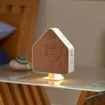 Northpoint Naturgeräuschebox mit Bewegungssensor und Wandhalterung Echtholz