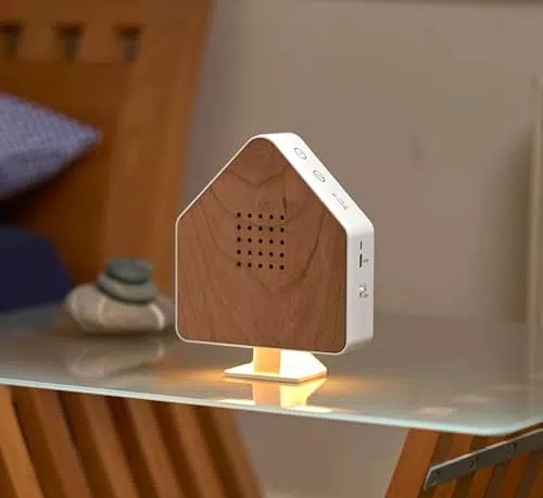 Northpoint Naturgeräuschebox mit Bewegungssensor und Wandhalterung Echtholz