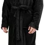 NY Threads Herren Morgenmantel mit Kapuze – Weicher und gemütlicher Bademantel