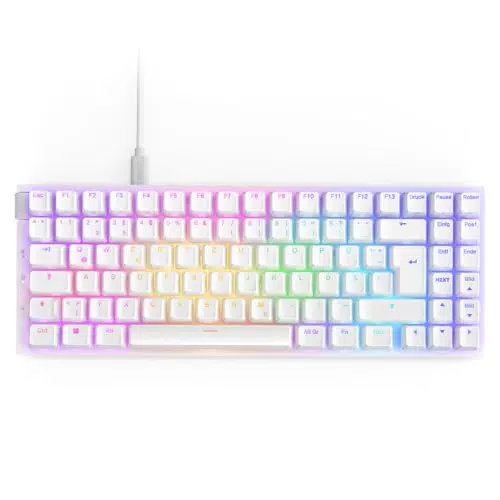 NZXT Function 2 MiniTKL Optische Tenkeyless Gaming Tastatur mit RGB und 8K Polling