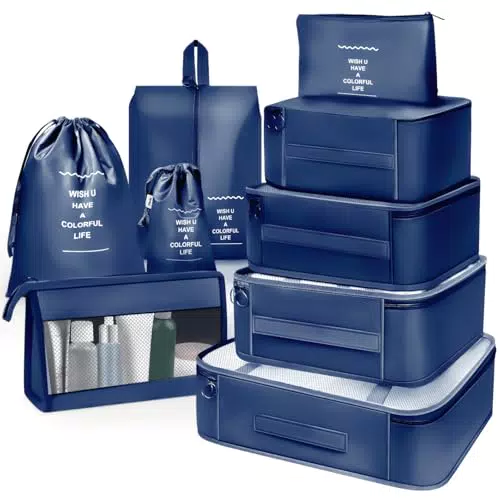 OBSGUMU Koffer Organizer Set – praktische Packtaschen für Reisen und Gepäck