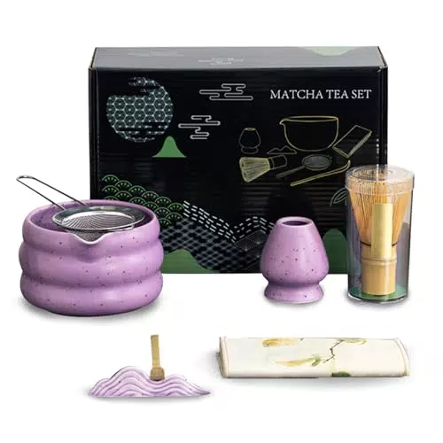 OKYUK Matcha Set Premium – Traditionelles Matcha Tee Set mit Zubehör, Geschenkidee