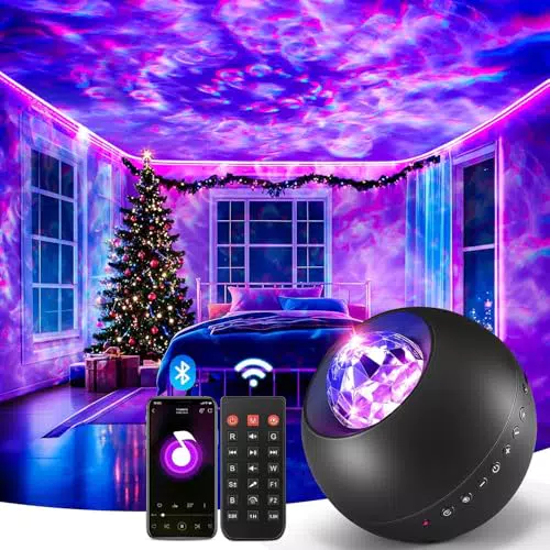 One Fire Sternenhimmel Projektor Nachtlicht mit Musik und Bluetooth für Kinder