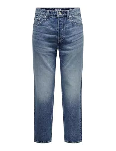 ONLY & SONS Herren Jeans Onsedge Straight Box Tai DNM Cbo Noos Modell