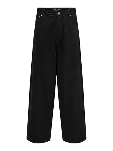 Only & Sons ONSCARL Herren Jeans mit hoher Taille und Ballon Schnitt
