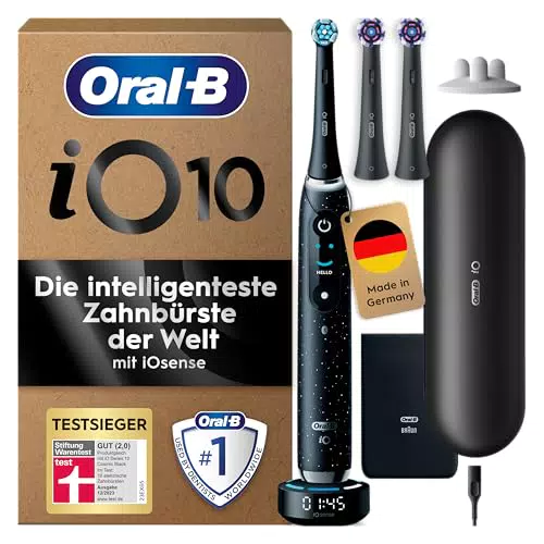 Oral-B iO Series 10 Plus Edition Elektrische Zahnbürste mit 7 Pflege-Modi