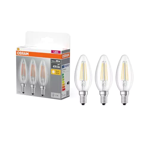 OSRAM BASE CLASSIC B FIL 40 LED-Lampe mit Sockel E14