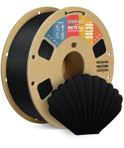 OVERTURE PLA Filament 1.75mm – Maßgenauigkeit +/- 0.02 mm, für 3D-Druck