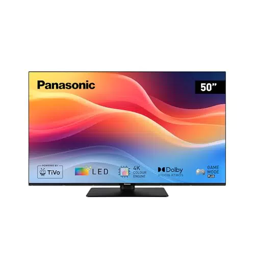 Panasonic TB-50W61AEZ 4K Ultra HD Smart TV mit TiVo, Dolby Vision, Game Mode, Alexa
