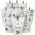 Papierdrachen Adventskalender zum Befüllen Holy Night – DIY Weihnachtskalender