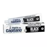 Pasta del Capitano Bio Aktivkohle Zahncreme für natürliche Zahnaufhellung