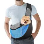 Pawaboo Hundetragetasche – Verstellbare Umhängetasche für Hunde und Haustiere