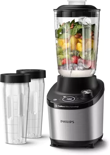 Philips Standmixer HR3020/20 - 1000 W, 2L, ProBlend Plus-Technologie