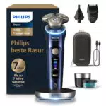 Philips Rasierer i9000 Prestige - Nass- und Trockenrasierer mit Sensor & Trimmeraufsatz