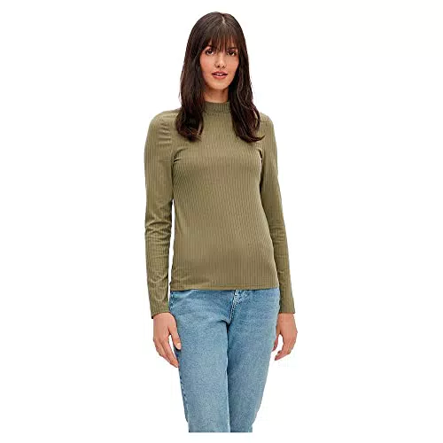 PIECES PCKYLIE Langarm Turtleneck Damen Top