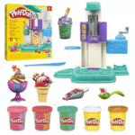 Play-Doh Regenbogen Eismaschine Spielküche Set für kreative Kinder ab 3 Jahren