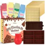 Pllieay Silikon Schokoladenform Set – Personalisierte Schokolade selber machen
