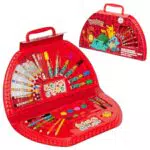 Pokemon Malkoffer Bastelset für Kinder mit Wasserfarben und Filzstiften