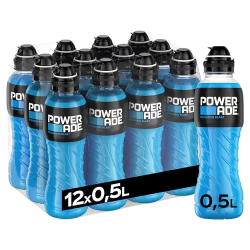 Powerade Sports Mountain Blast - Iso Drink mit Elektrolyten für Sport und Erfrischung