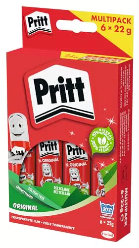 Pritt Klebestift, sicherer und kinderfreundlicher Kleber für Kunst und Bastelarbeiten