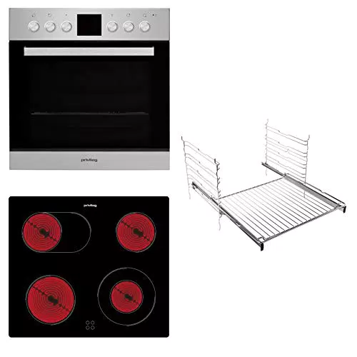 Privileg PV510 Herd-Kochfeld-Kombination mit Umluft, Hydrolyse und Glaskeramik