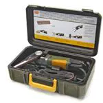 Proxxon Bandschleifer BS/E mit Schwenkarm und Koffer, 80 Watt, 230 Volt