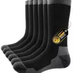 PULIOU Merino Wandersocken Herren Damen – Thermosocken Outdoor & Arbeitssocken