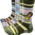 PULIOU Merino Wandersocken Herren Damen – Thermosocken Outdoor & Arbeitssocken