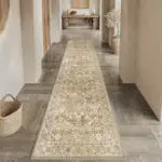 PureCozy Teppichläufer waschbar rutschfest für Flur, Wohnzimmer und Schlafzimmer