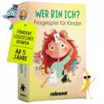Rabano Wer bin ich? Lernspiel für Kinder – Lustiges Geschenk ab 4 Jahren