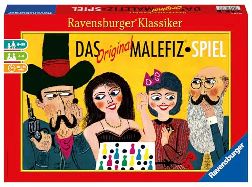 Ravensburger Malefiz Spiel 26737 – Klassisches Familienspiel ab 6 Jahren