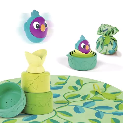 Ravensburger 4857 Montessori Silikon Stapel-Puzzle für Babys ab 6 Monaten