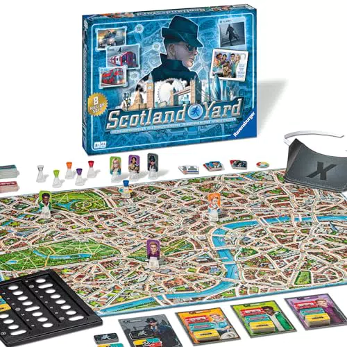 Ravensburger Gesellschaftsspiel 26601 - Scotland Yard - Familienspiel