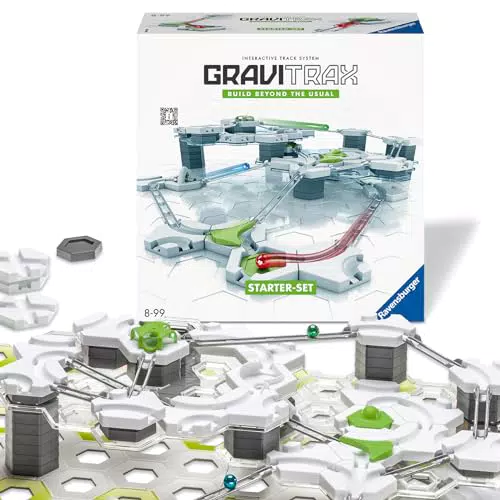 Ravensburger GraviTrax Starter-Set 22410 - GraviTrax Starterset für Deine Kugelbahn & GraviTrax Element Magnetic Cannon 22413 - GraviTrax Erweiterung für Deine Kugelbahn