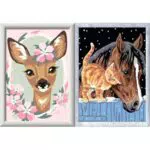 Ravensburger Malen nach Zahlen - Süßes Reh für Kinder ab 7 Jahren