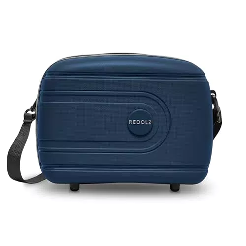 REDOLZ Hartschalen Handgepäck Kosmetik-Koffer, Stabiles Beauty-Case mit Aufsteckfunktion