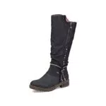 Rieker Damen Winterstiefel Z4759 – wasserabweisende Schnürstiefel für den Winter