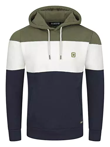 riverso Herren Kapuzenpullover RIVRemo Hoodie Sweatshirt mit Kängurutasche