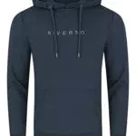 riverso Herren Kapuzenpullover RIVErik Hoodie Sweatshirt Pullover Logo Kapuze Kängurutaschen Regular Einfarbig Baumwolle Beige 4XL