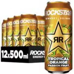 Rockstar Energy Drink Tropical Orange Passion Fruit - Koffeinhaltiges Getränk