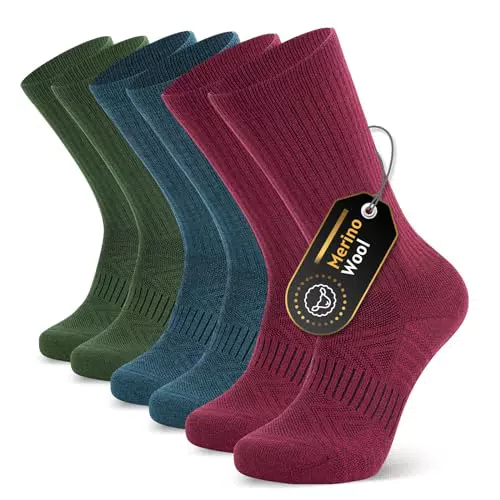 Ruixue Merino Wandersocken aus Merinowolle für Herren, Damen und Kinder
