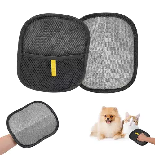 runpeak Tierhaarentferner Handschuh – Doppelseitiger Fellmagnet für Haustiere