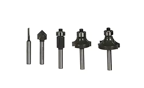 Ryobi Fräserset RAKRBS5 kompatibel mit R18TR-0 und RRT1600-K