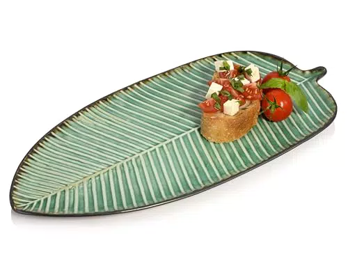 Sänger, Servierplatten Set Palm Beach, 11-teiliges Set aus Steingut