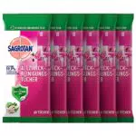 Sagrotan Allzweck-Reinigungstücher Blütenfrische und Grüner Apfel antibakteriell